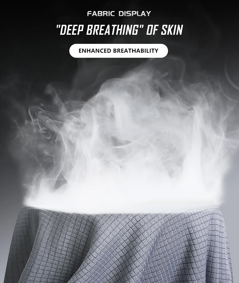 Summer Ice Silk Long Sleeve T-Shirt Men New Quick Dry Breathable Air Conditioning Outdoor Sun Protection Running Outer Wear