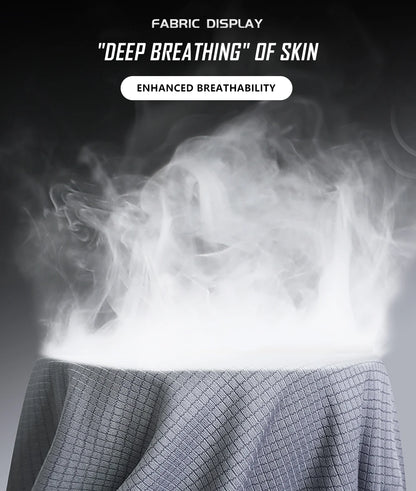 Summer Ice Silk Long Sleeve T-Shirt Men New Quick Dry Breathable Air Conditioning Outdoor Sun Protection Running Outer Wear
