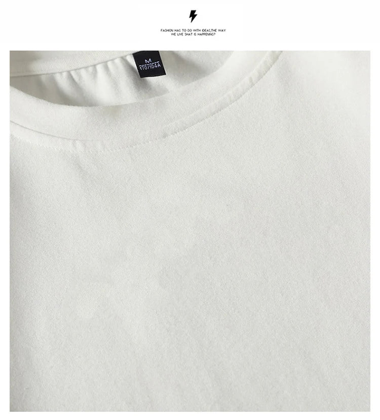 Men's T Shirt Casual Loose Cotton Short Sleeve T-Shirt Men Top Tee shirt Men