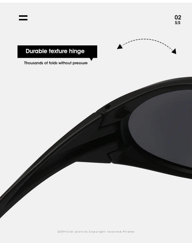 New Trendy Snow Sports Sunglasses, Outdoor Cycling Goggles, Windproof European and American Polarized Sunglasses