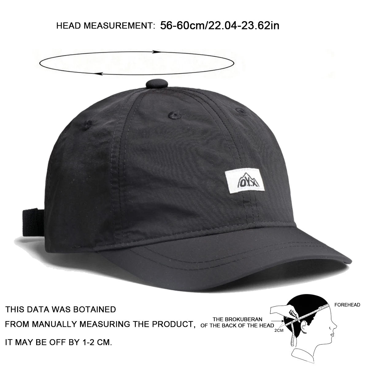 Unisex Quick Drying Baseball Caps Spring Summer Outdoor Adjustable Casual Hats Sunscreen Hat Sports Cap