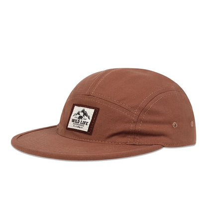 WILD LIFE Cotton 5 Panel Baseball Cap Snapback Caps Bone Gorras Hombre Originales Hip Hop Hats For Men Women Adjustable