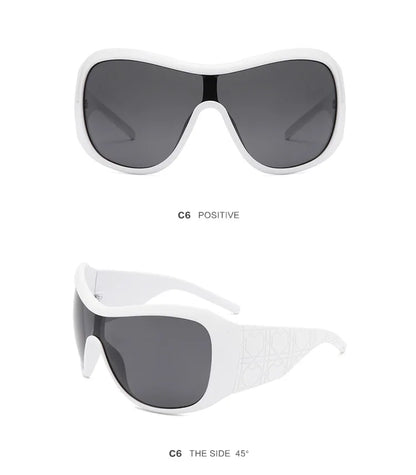 one piece sunglasses for women men vintage square shield gradient hip hop sun glasses female sexy driving shades
