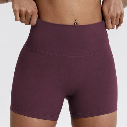 Hearuisavy Women's Sports Shorts Summer Running Fitness Shorts Gym High Waisted Yoga Pands Breathable Quick Dry Workout Leggings