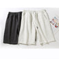 Ultra-thin Cotton Neutral Capris Comfortable Versatile For Outdoor Training Loose and Breathable Shorts For Sports