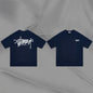 Summer Street Style New Trend High-Quality 100% Pure Cotton Men's T-Shirt Suitable for Outdoor Leisure Sports Short Sleeve