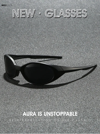 New Trendy Snow Sports Sunglasses, Outdoor Cycling Goggles, Windproof European and American Polarized Sunglasses