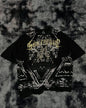 Southpole Y2K Vintage Cotton Graphic Tee Distressed Oversized Unisex T-Shirt with Gothic Print Streetwear Retro Soft Shirt Man