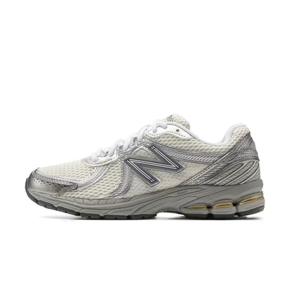 New Balance 860 v2 Y2K Unisex Low-Top Running Shoes – Silver/Purple, Retro Millennium Mesh, Comfortable & Breathable ML860PP2
