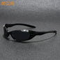 O-Q CLUB New Y2k Sunglasses For Men And Women Sports Cycling Glasses Women Trendy Street Sunglasses Men Fashion Shades Lunette