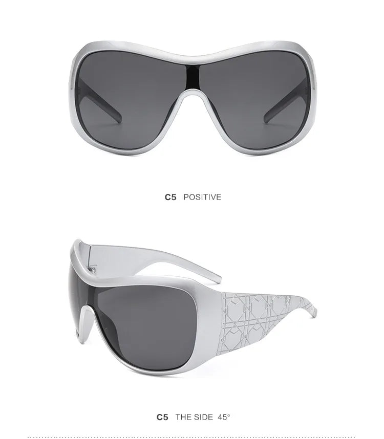 one piece sunglasses for women men vintage square shield gradient hip hop sun glasses female sexy driving shades