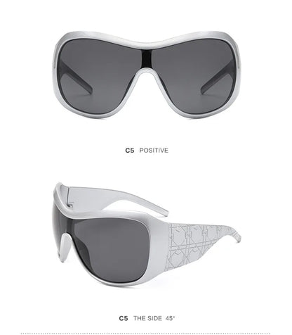 one piece sunglasses for women men vintage square shield gradient hip hop sun glasses female sexy driving shades