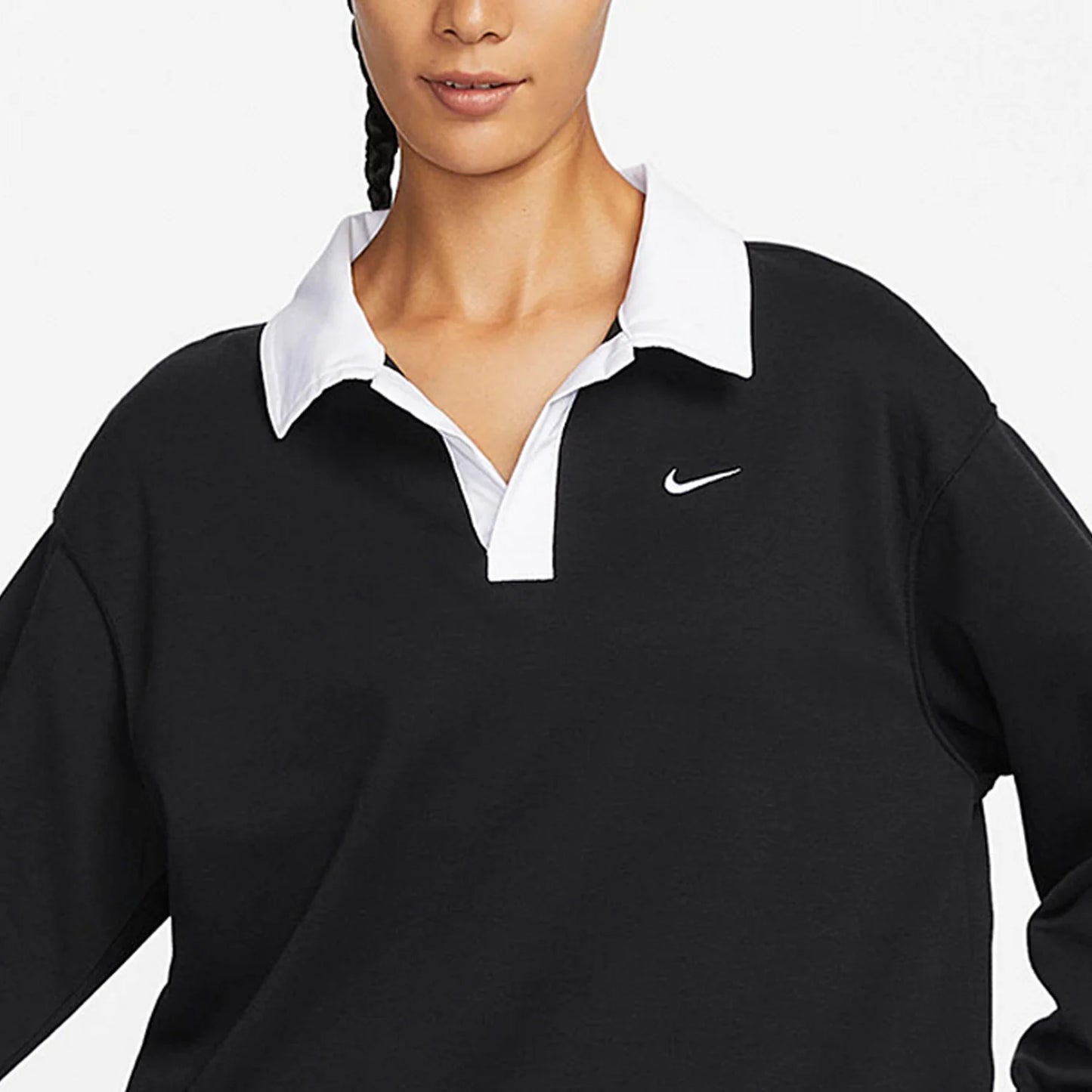 Nike Authentic Autumn New Women's Sports Casual Comfortable Lapel Pullover Hoodie FB8721-010