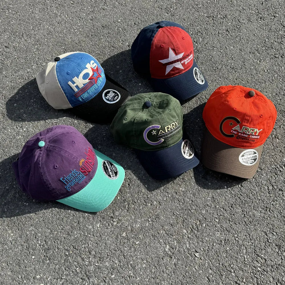 Embroidery Color Kanye West Sunshade Sunscreen Hip Hop Cycling Outdoor Hat Trend Baseball Cap