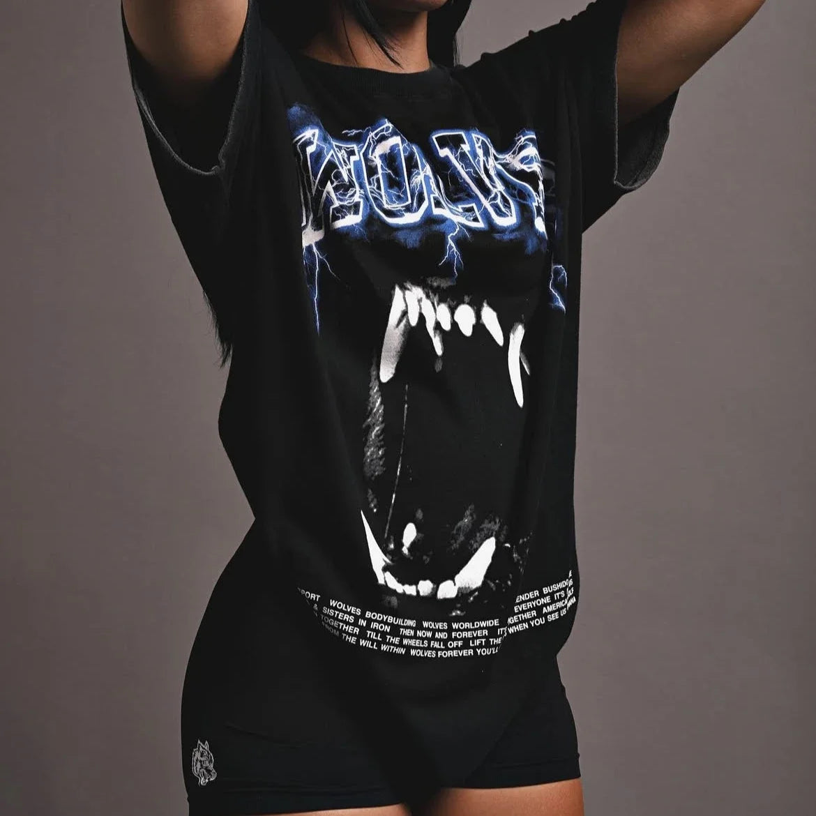 New Darc Wolves Short-sleeved T-shirts Running Fitness Tops Gym Tee