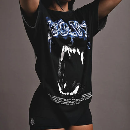 New Darc Wolves Short-sleeved T-shirts Running Fitness Tops Gym Tee