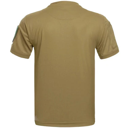 Men Summer Quick Dry T-shirt Breathable Pullover Climbing Tees Casual Cargo Shirts