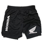 Profashion x Honda Summer Shorts Are For Men's 2-in-1 Sports, Gym Workouts, Running And Quick-Drying Breathable Mobile Phone Pockets