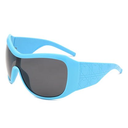 one piece sunglasses for women men vintage square shield gradient hip hop sun glasses female sexy driving shades