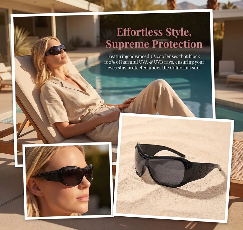 one piece sunglasses for women men vintage square shield gradient hip hop sun glasses female sexy driving shades