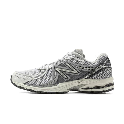 New Balance 860 v2 Y2K Unisex Low-Top Running Shoes – Silver/Purple, Retro Millennium Mesh, Comfortable & Breathable ML860PP2