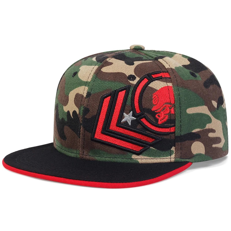 Unisex Helmeted Man Embroidery Hip-hop Hats Spring and Autumn Outdoor Adjustable Casual Baseball Caps Sunscreen Hat