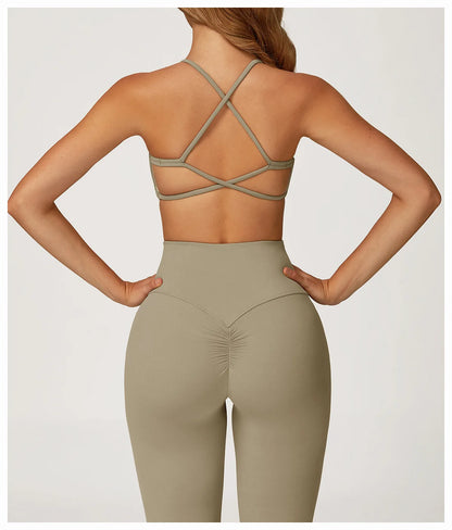Sports Bras Woman Quick-Dry Women Underwear Sporty Woman Top Summer Slim Fit Casual Backless Running Sports Wear Female Clothing
