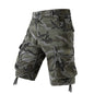 Men's Camo Cargo Shorts Outdoor Multi-Pocket Cotton Casual Shorts Summer Half Pants Breathable Shorts