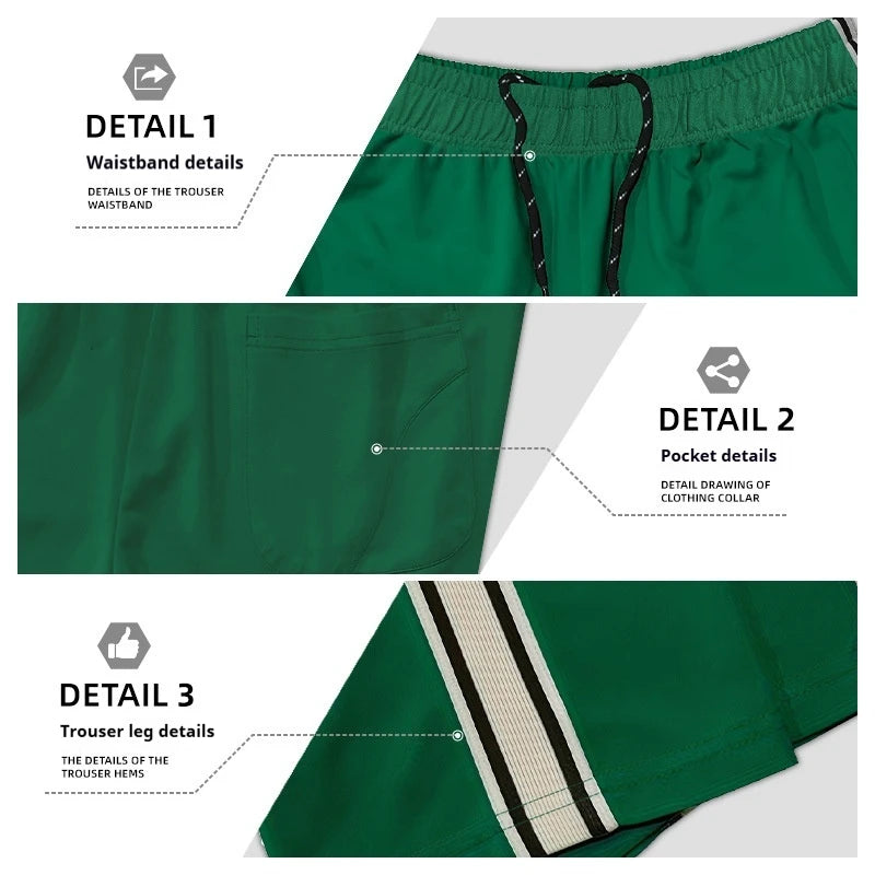 New Summer Men's Casual Sports Pants Gym Workout Joggers Running Trousers for Men Waist Lightweight Quick Dry