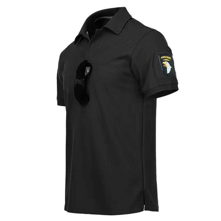 Men Summer Quick Dry T-shirt Breathable Pullover Climbing Tees Casual Cargo Shirts