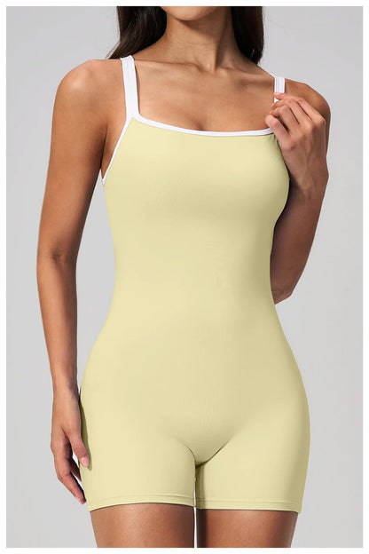 Yoga Jumpsuit One Piece Overalls Fitness Bodysuit Workout Clothes Women Tracksuit Sportwear Women Buttock lifting Set Activewear