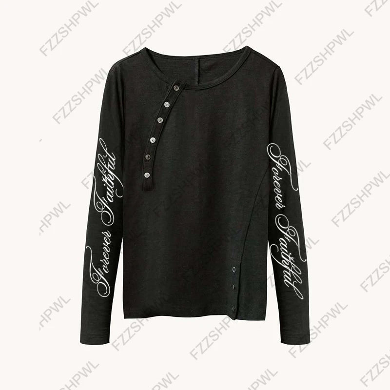 Subculture Fashion Y2K Hooded sweatshirt Harajuku Letter Print Gothic Oversized Pullover Punk Streetwear Goth Hoodie sweatshirt