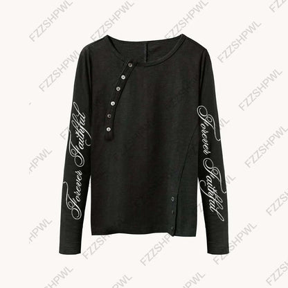 Subculture Fashion Y2K Hooded sweatshirt Harajuku Letter Print Gothic Oversized Pullover Punk Streetwear Goth Hoodie sweatshirt