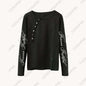 Subculture Fashion Y2K Hooded sweatshirt Harajuku Letter Print Gothic Oversized Pullover Punk Streetwear Goth Hoodie sweatshirt