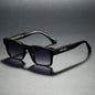 Quality Square Polarized Sunglasses Men Metal Core UV400 Unisex Sun Glasses Travel Hiking Beach Fishing Eyewear