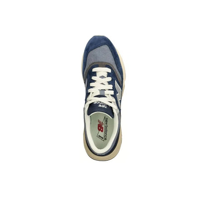 New Balance NB 997R Comfortable Sports Shockproof Low-top Casual Running Shoes Unisex Blue Silver U997RHB