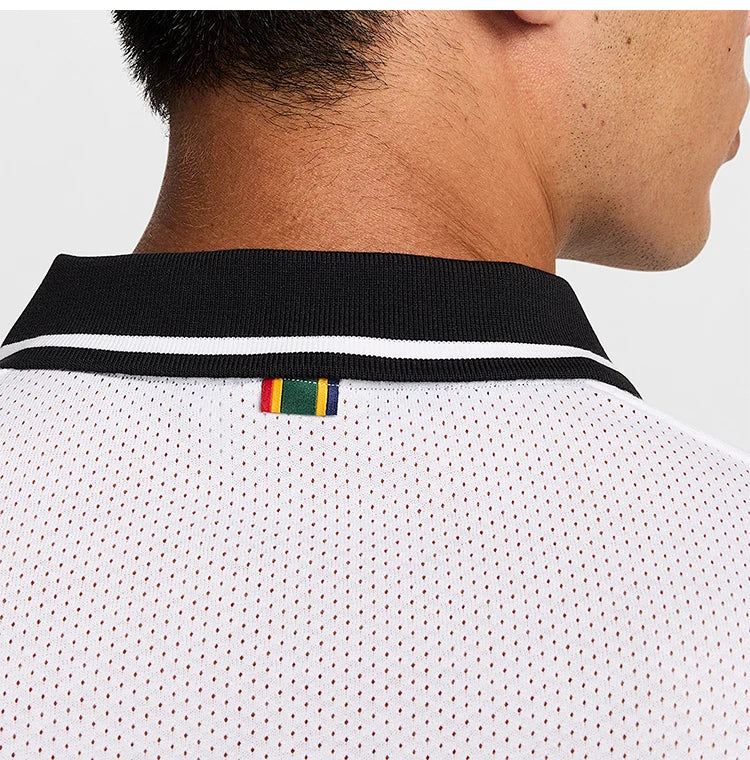 Nike genuine Court Heritage Men's Collared Tennis T-Shirt FQ2102-100