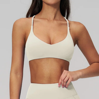 Sports Bras Woman Quick-Dry Women Underwear Sporty Woman Top Summer Slim Fit Casual Backless Running Sports Wear Female Clothing