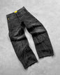 American New Fashion Patch Baggy Casual Jeans For Men And Women Y2K High Street Harajuku High Waist Wide Leg Denim Trousers