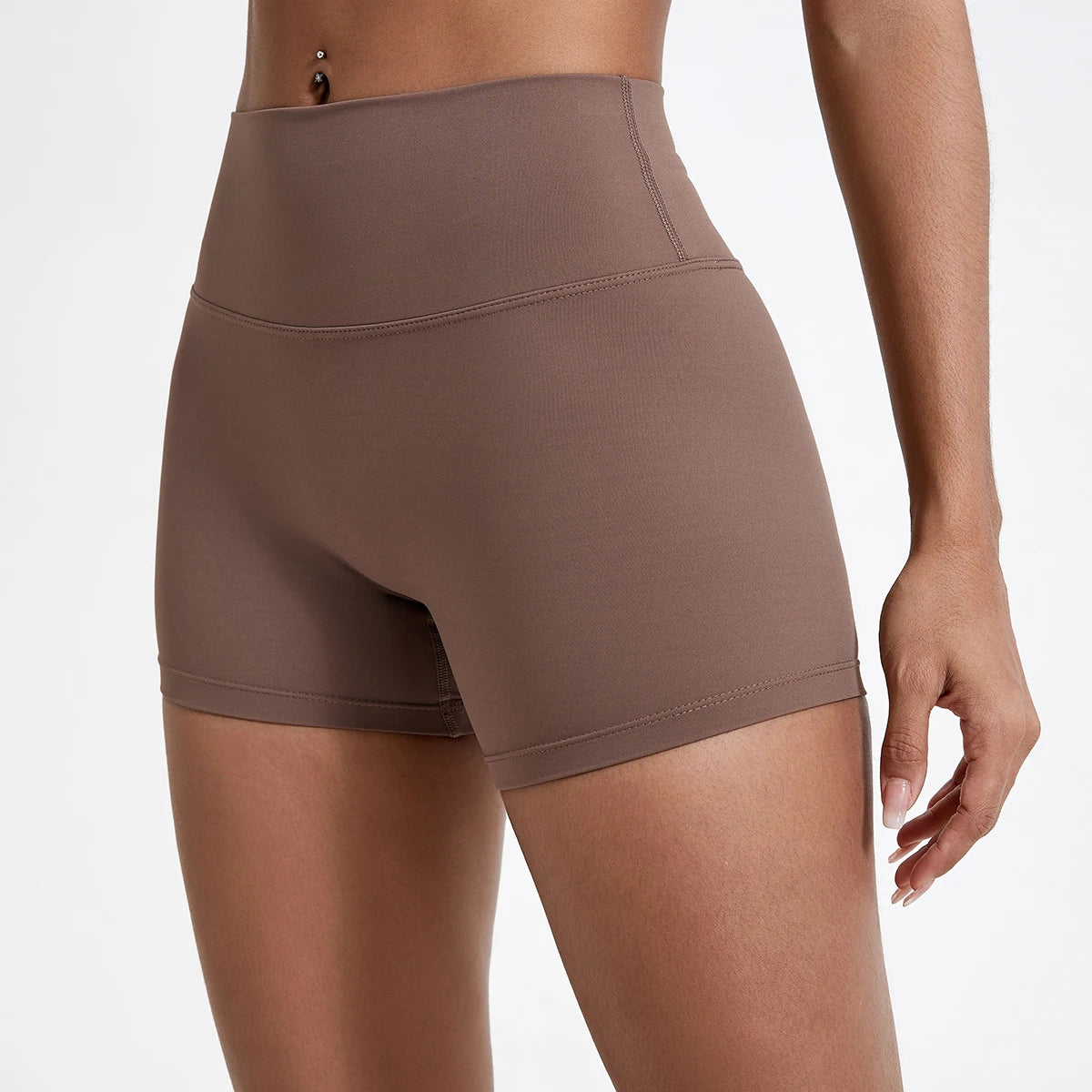 Hearuisavy Women's Sports Shorts Summer Running Fitness Shorts Gym High Waisted Yoga Pands Breathable Quick Dry Workout Leggings