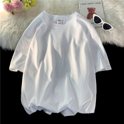 Men's T Shirt Casual Loose Cotton Short Sleeve T-Shirt Men Top Tee shirt Men