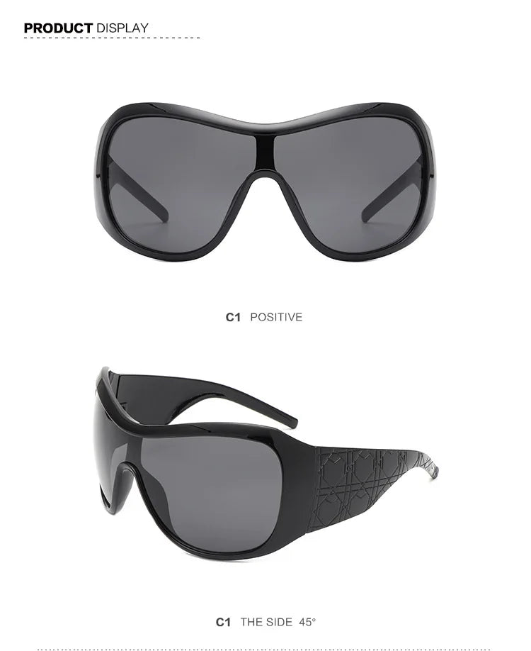one piece sunglasses for women men vintage square shield gradient hip hop sun glasses female sexy driving shades