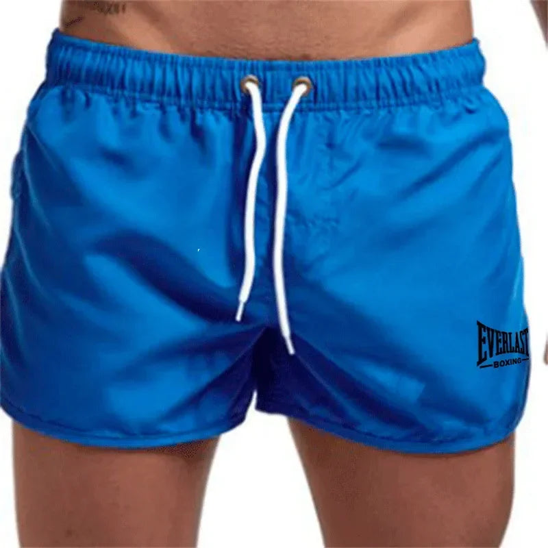 EVERLAST Men's Sports Shorts Summer Quick Dry Breathable Mesh Fitness Running Shorts Swimming Vacation Shorts