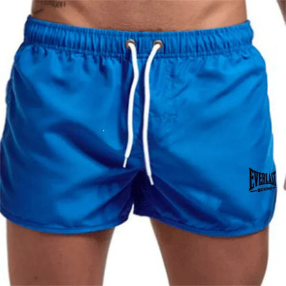 EVERLAST Men's Sports Shorts Summer Quick Dry Breathable Mesh Fitness Running Shorts Swimming Vacation Shorts