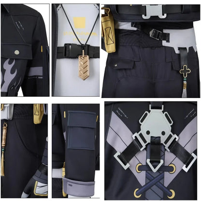 New Game Wuthering Waves Rover Cosplay Costume Rover Male Cosplay Outfit Wig Halloween Carnival Uniform Christmas Party for Men