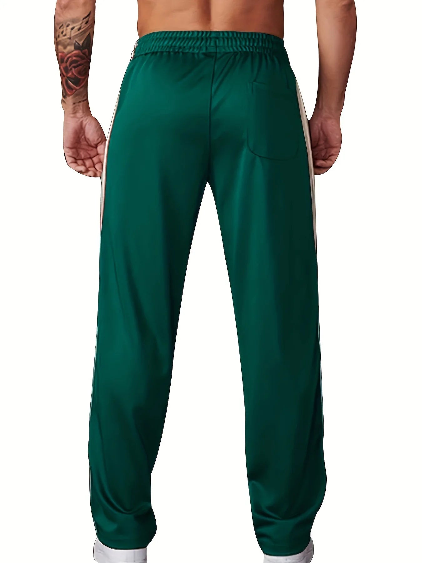 New Summer Men's Casual Sports Pants Gym Workout Joggers Running Trousers for Men Waist Lightweight Quick Dry