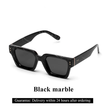 Profashions X Ruiao Luxury Premium Shades Designer Black Brand Sunglasses Men's Square