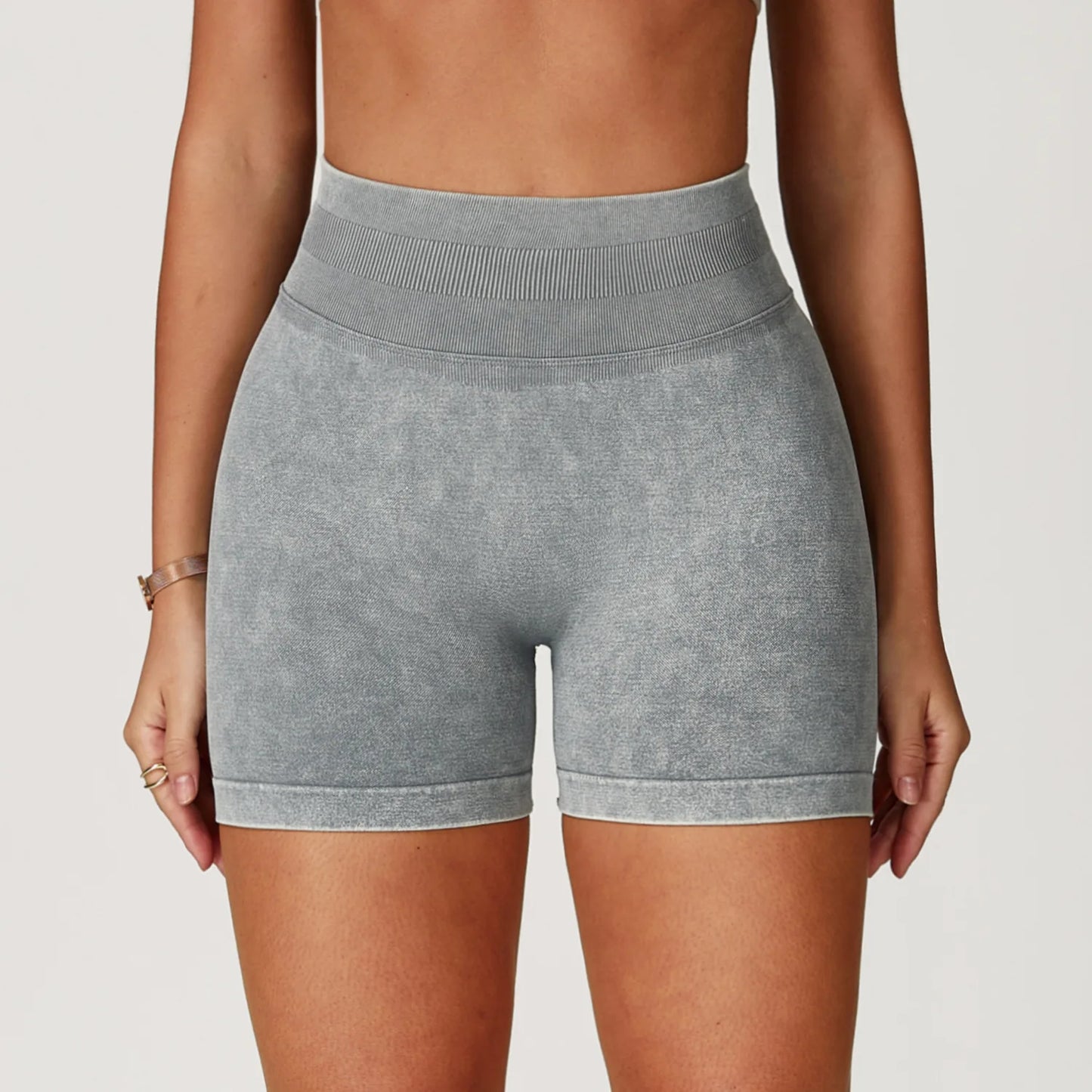 High Waist Yoga Shorts Women Sand Washed Yoga Shorts Workout Shorts Fitness Yoga Lift Butt Fitness Yoga Gym Running Short Pants