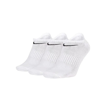 Nike Unisex 3-Pair Pack: Comfortable and Breathable Short, Mid-Calf, Training Socks, and High-Calf Athletic Socks SX7677-100