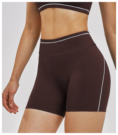 Women Running Sports Shorts Buttock Lift Gym Leggings Women Summer Shorts Cycling Slim Fit Workout Shorts High Waist Yoga Shorts